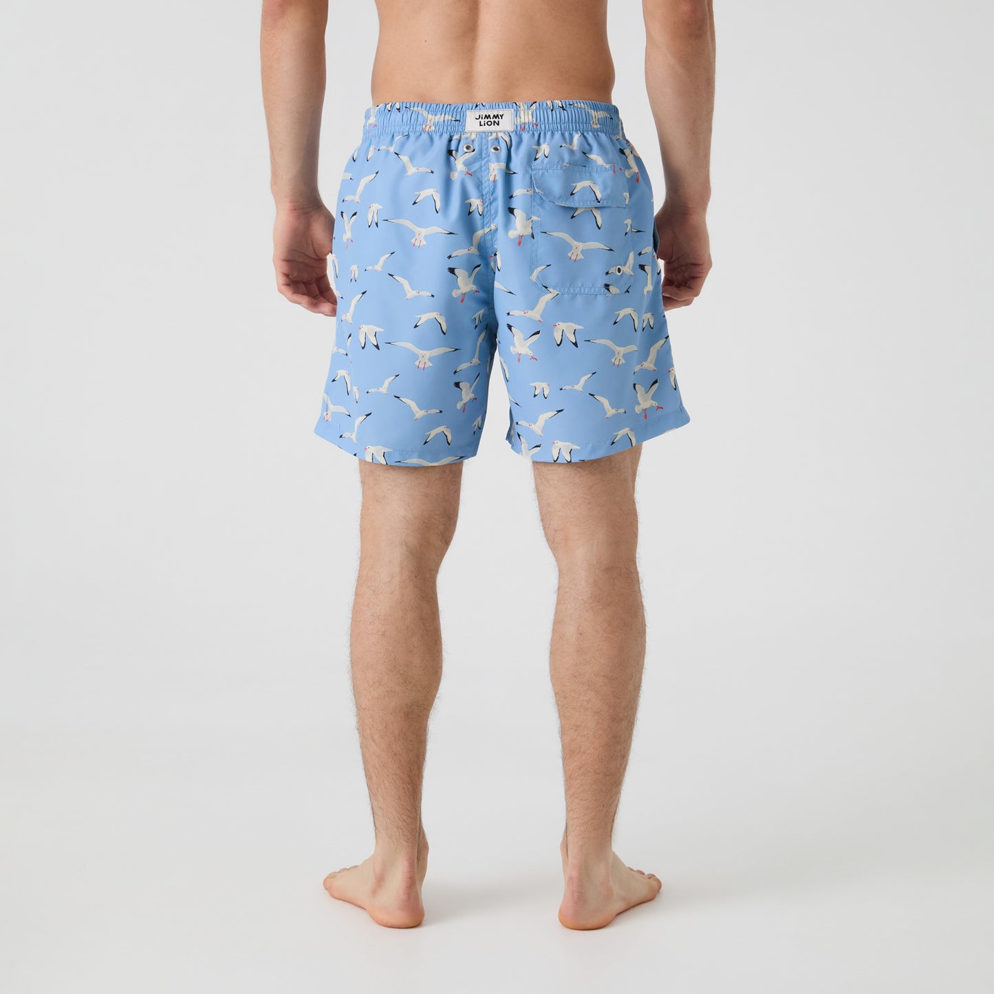 Seagulls Swim Shorts - Sky Blue