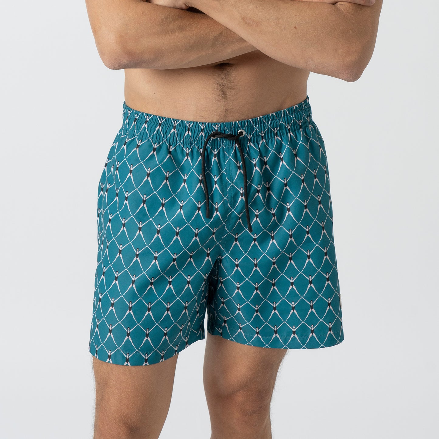 Olympic Swimmer Swim Shorts - Dark Acqua
