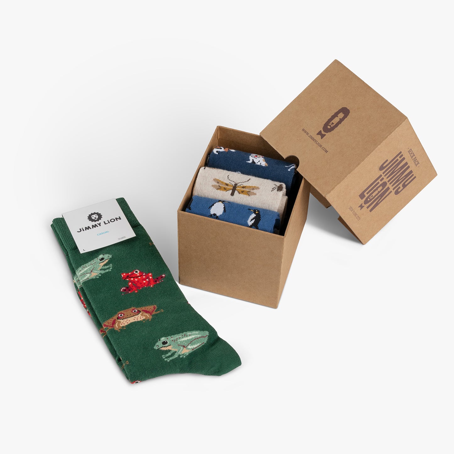 Animal Patterns Pack 4 paires - Various