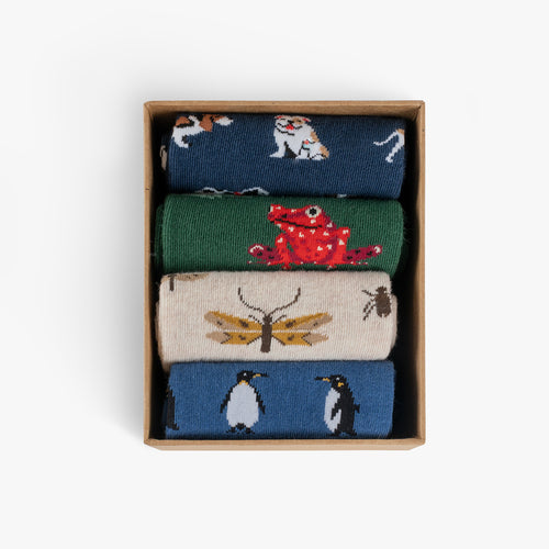 Animal Patterns Pack 4 paires - Various
