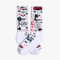 Athletic Batman Pattern - White