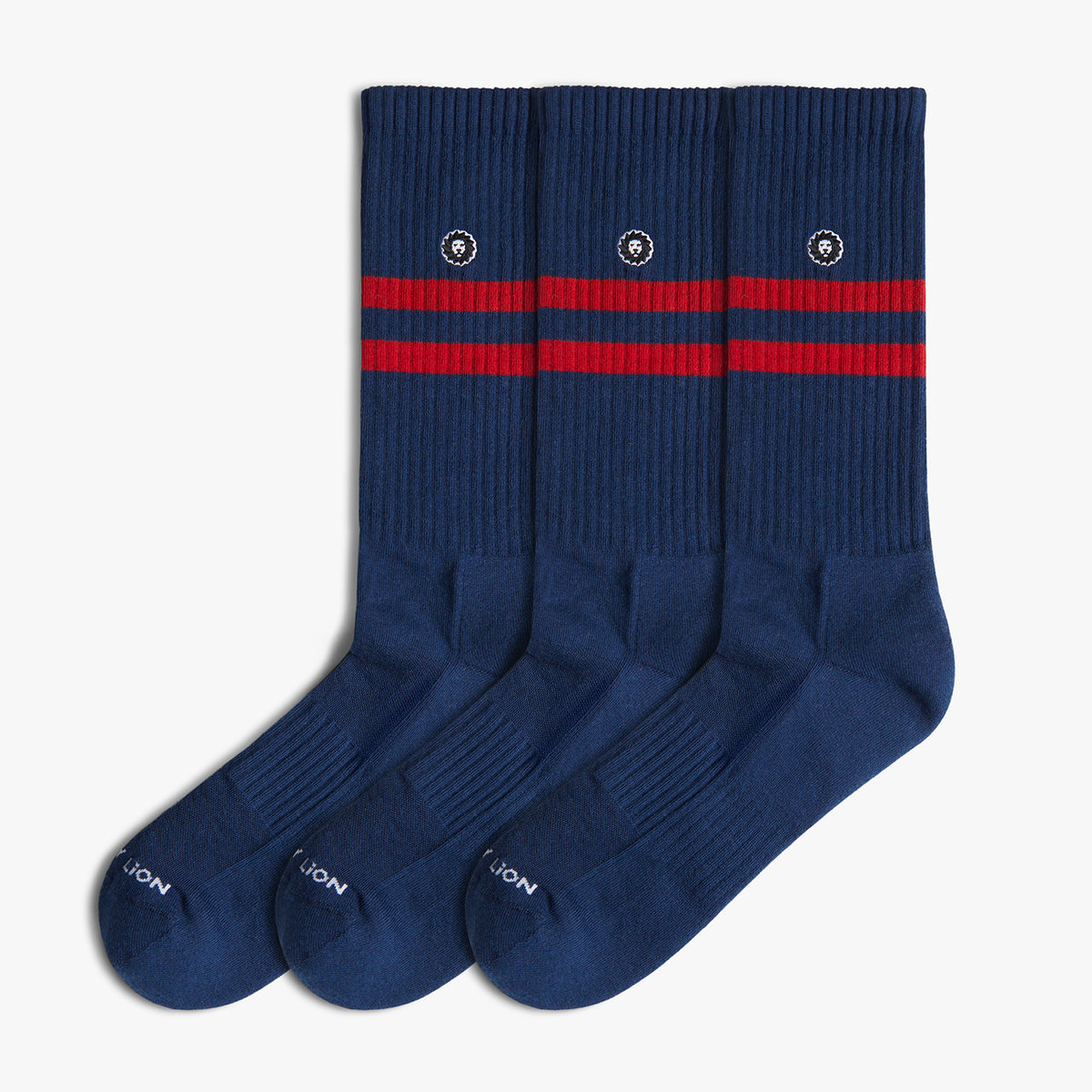 3 x Athletic Essentials Stripes - Dark Blue