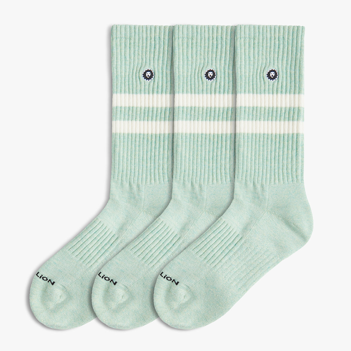 3 x Athletic Essentials Stripes - Mint Green