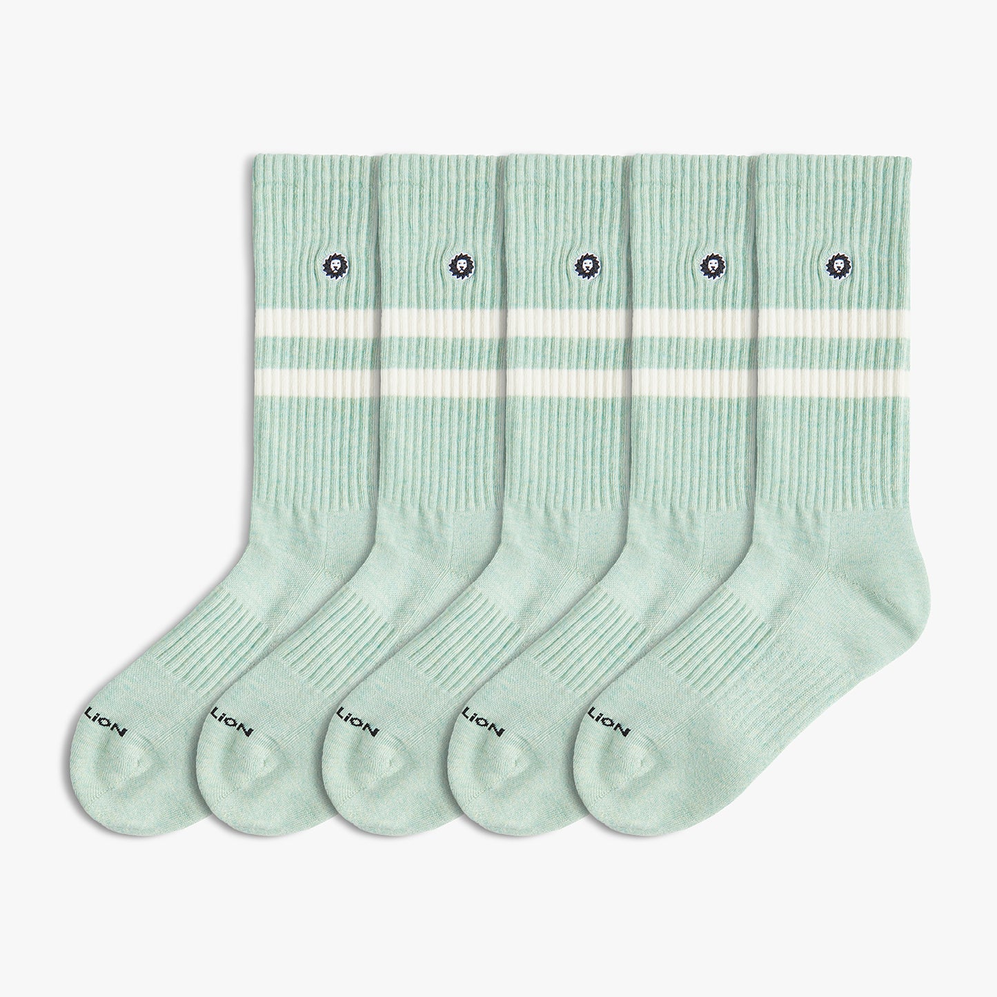 5 x Athletic Essentials Stripes - Mint Green