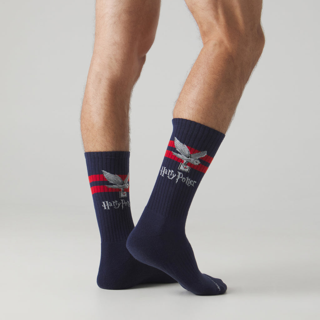 Athletic Harry Potter Hedwig Socks - Dark Blue