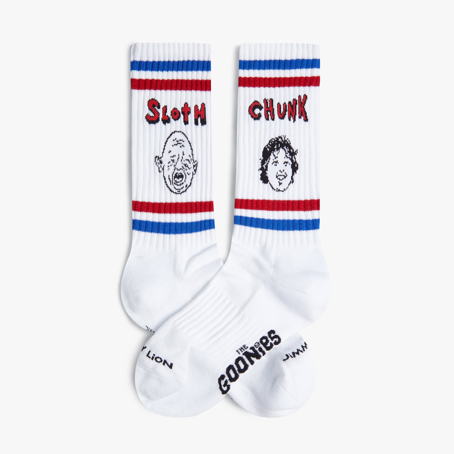 Athletic Sloth and Chunk - White