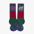 Athletic Tom and Jerry Socks - Navy Blue