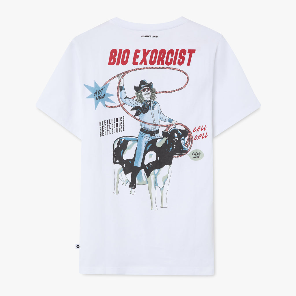 Beetlejuice Bio Exorcist Tee - White