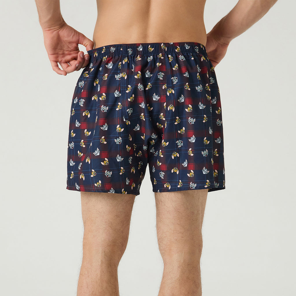 Tom and Jerry Boxer Shorts - Blue Navy