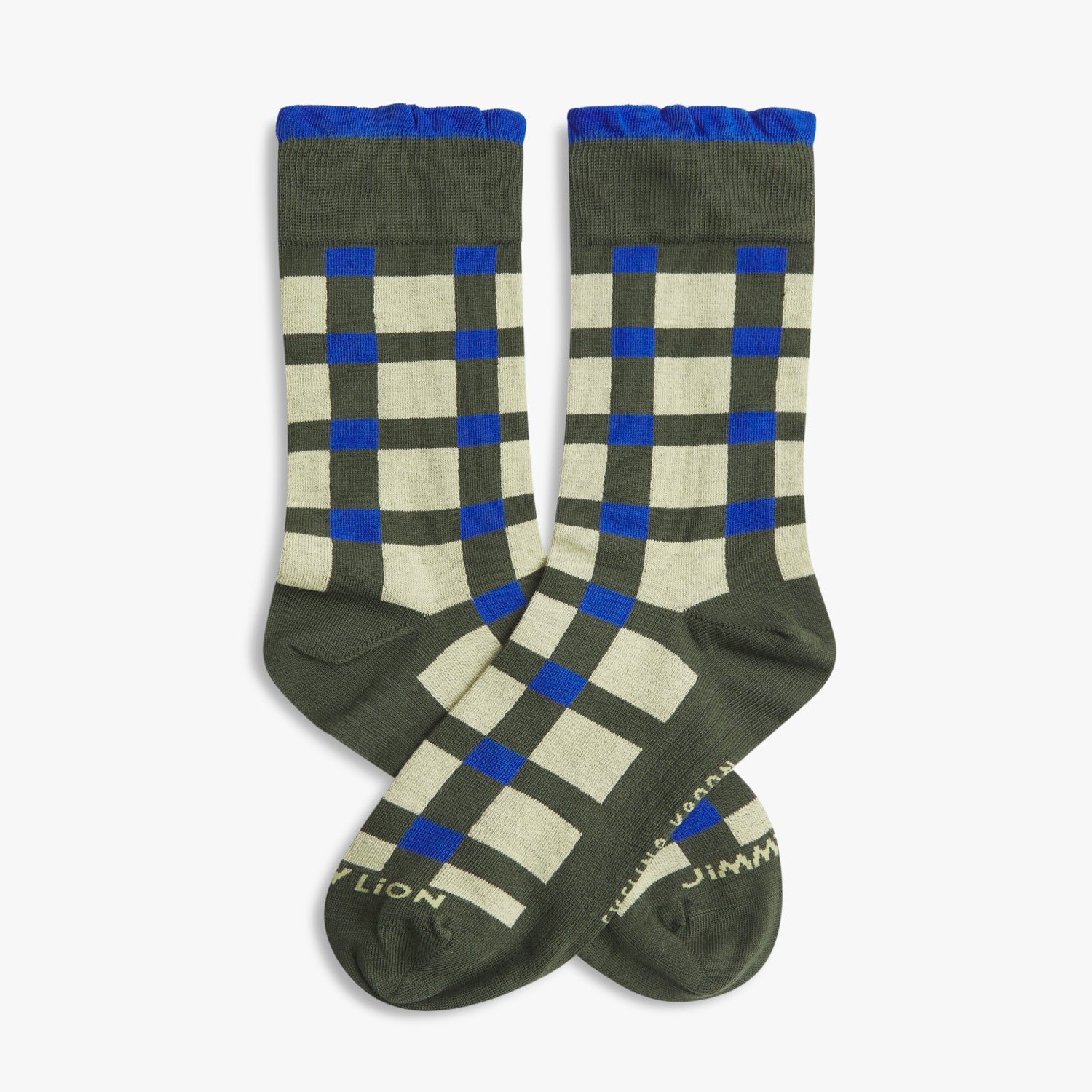 Evelina Kroon Yellow Pattern - Light Yellow Dark Green