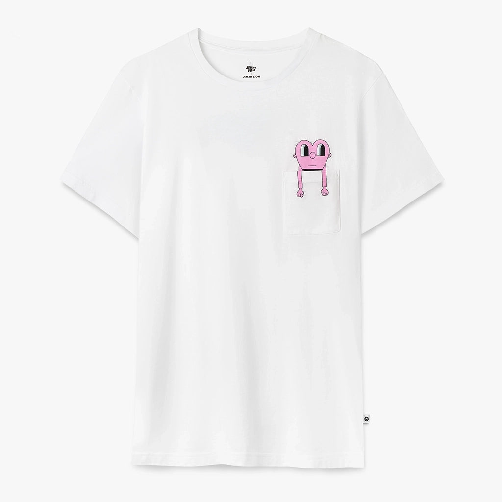 Giant Heart Tee - White