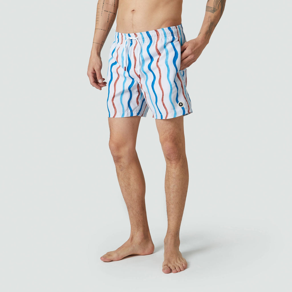 Groove Swim Shorts - Off White