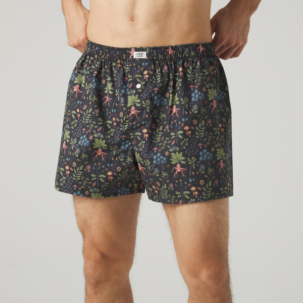 Harry Potter Herbology Boxer Shorts - Dark Gray
