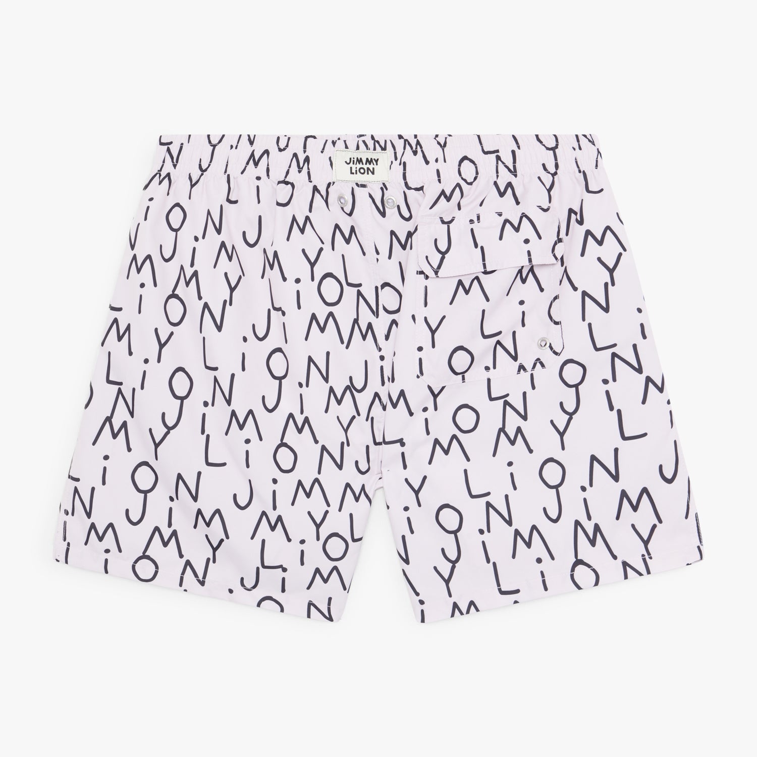 Jimmy Lion Swim Shorts - Light Pink (1)