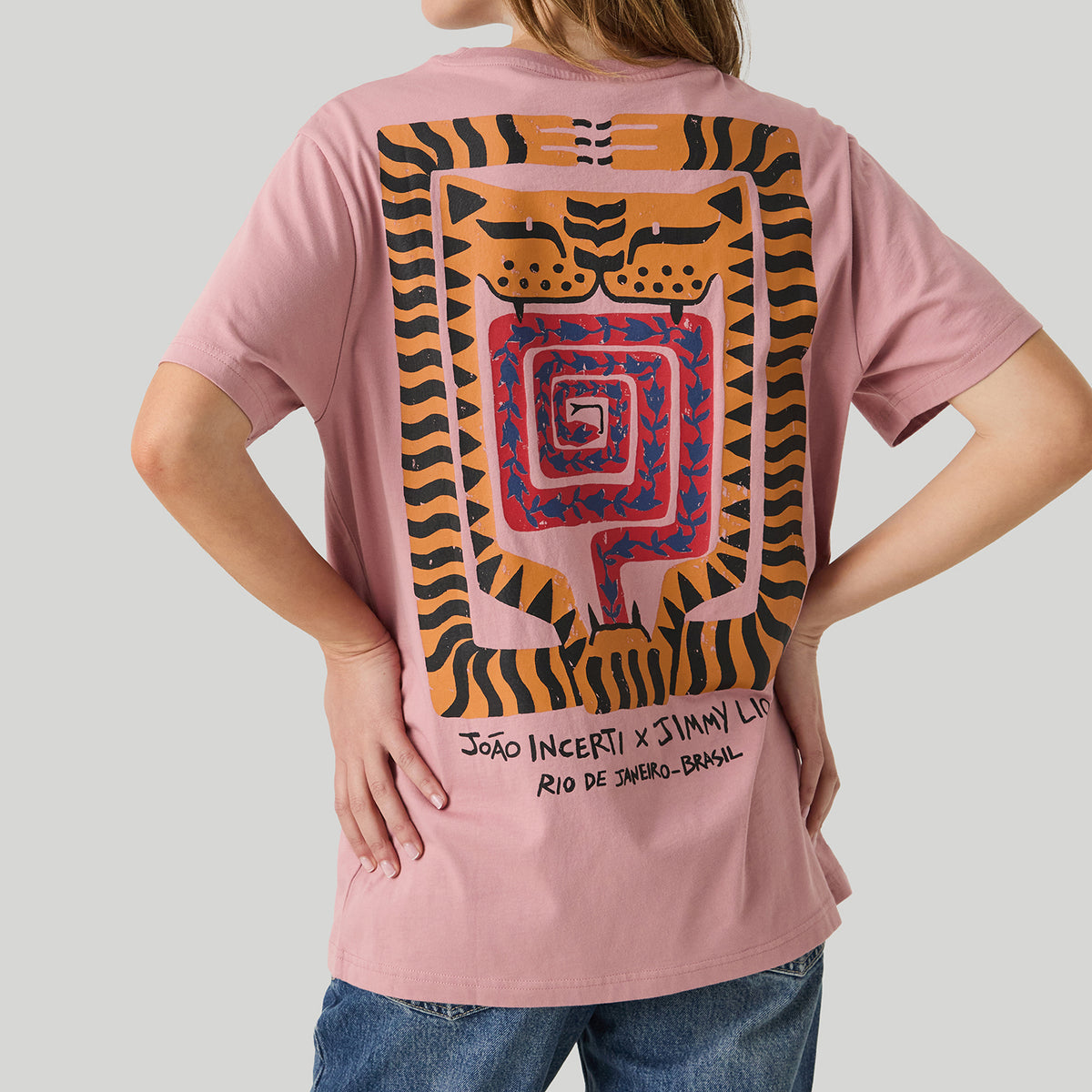 Joao Incerti Tigers Tee - Pink