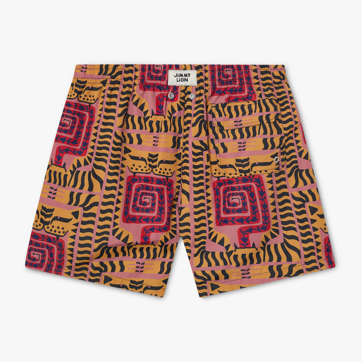 Joao Incerti Tigers Swim Shorts - Pink