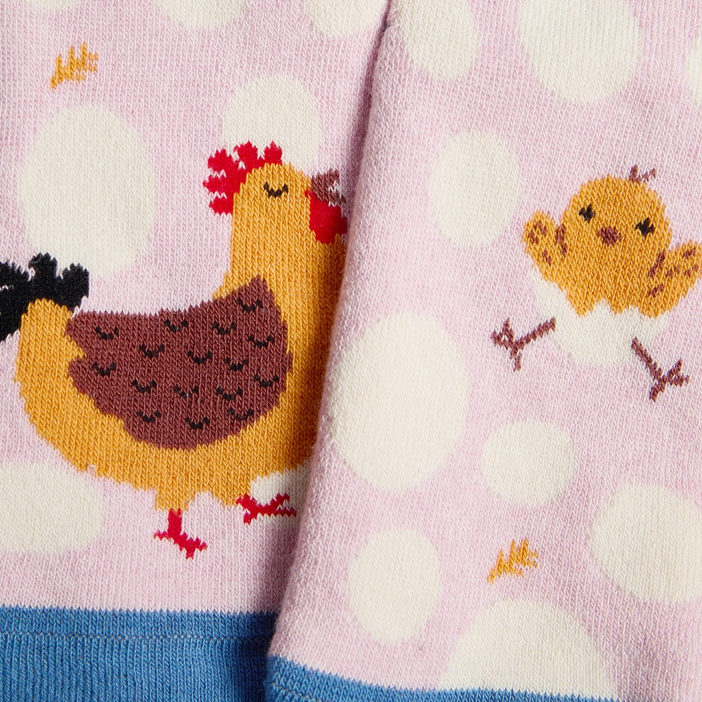 Kids Non-Slip Mama Hen - Pink