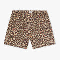 Leopard Print Boxer Shorts - Warm Beige