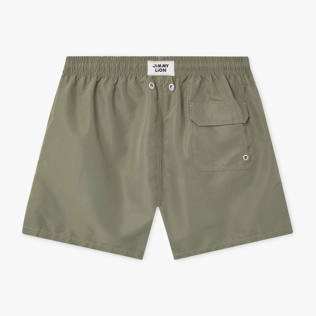 Lion Essentials Swim Shorts - Vetiver Green