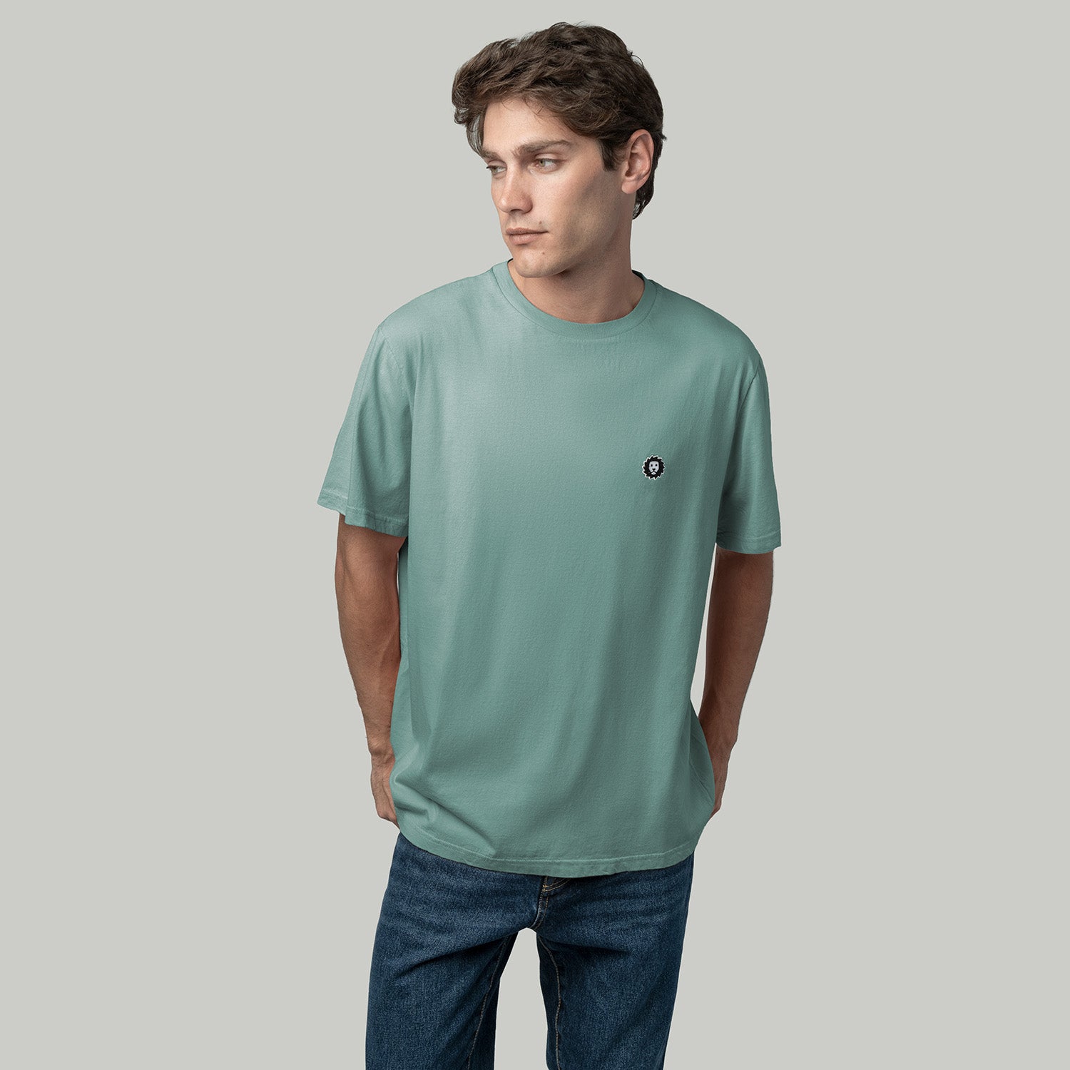 Lion Tee Essentials - Sage Green (4)