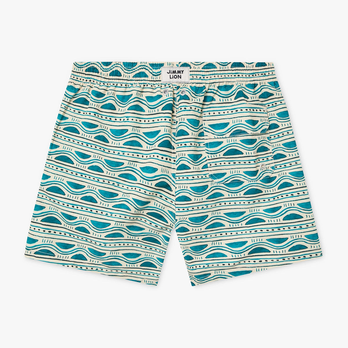 Sea Forms Swim Shorts - Beige