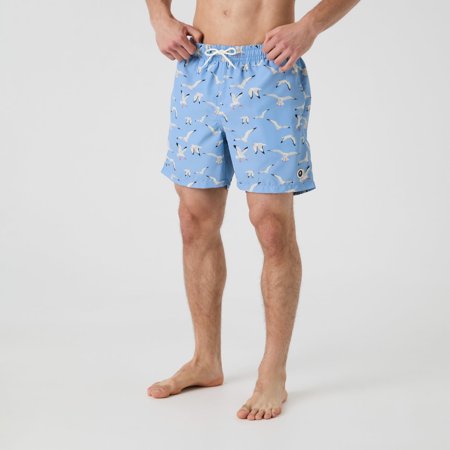 Seagulls Swim Shorts - Sky Blue