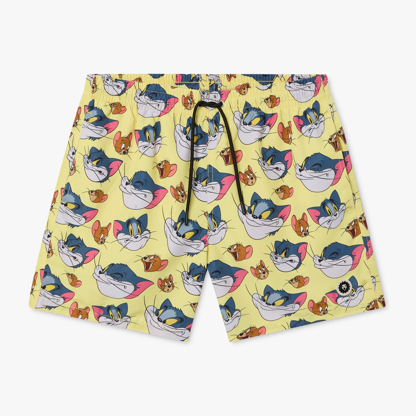 Tom and Jerry Vintage Swim Shorts - Yellow