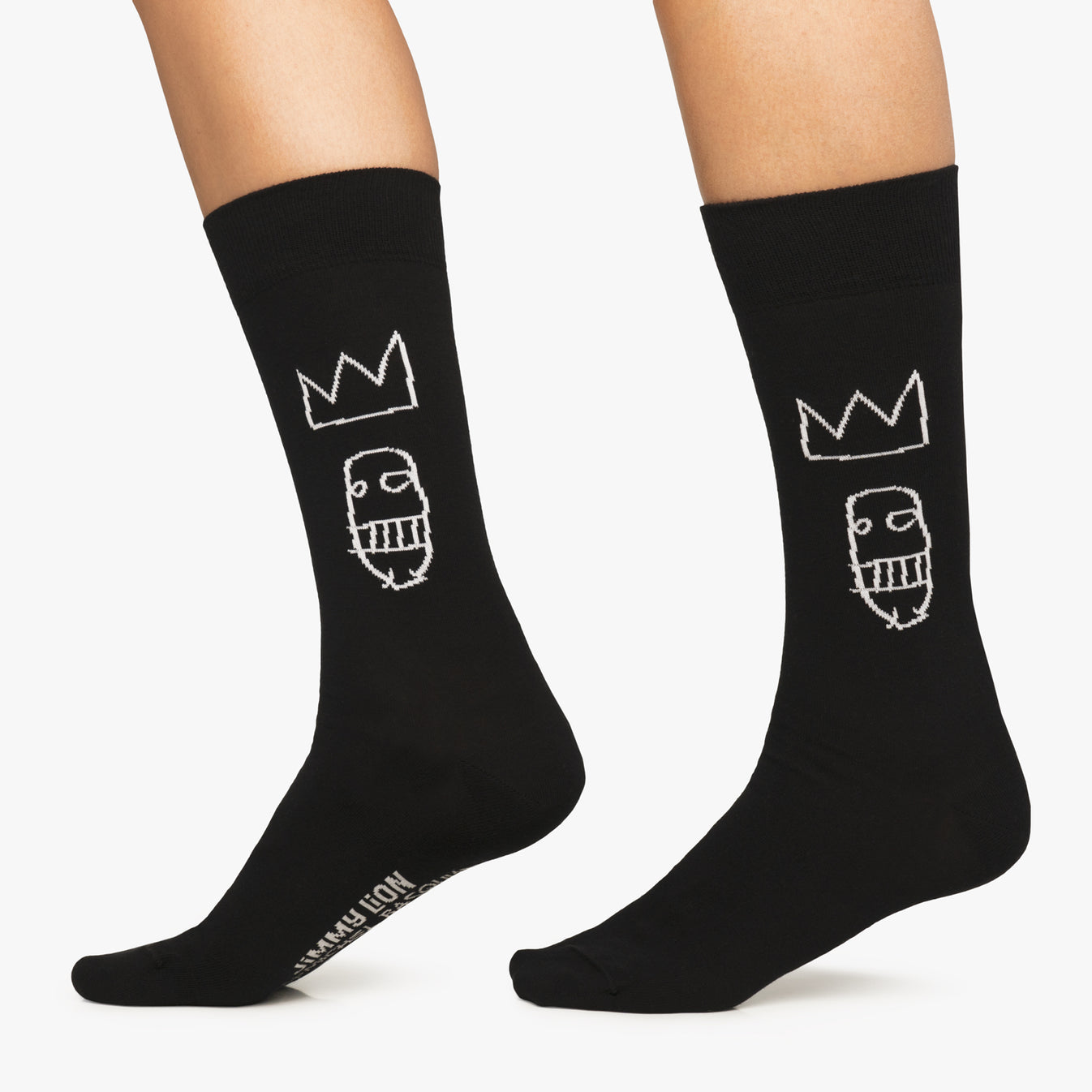 Chaussettes multicolores avec motifs de paquets cadeaux en coton HAPPY