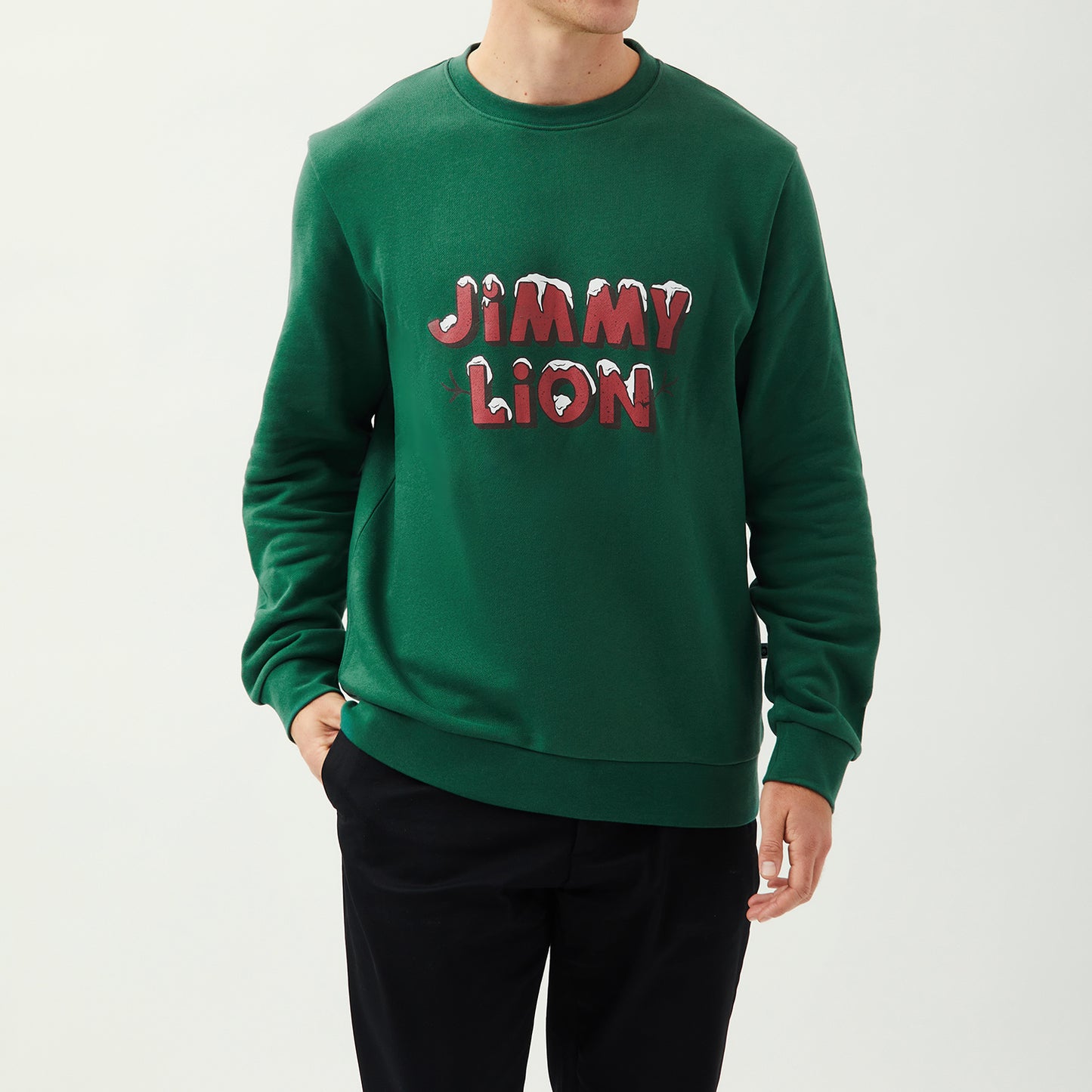 Holiday Sweat JL Logo - Green (2)
