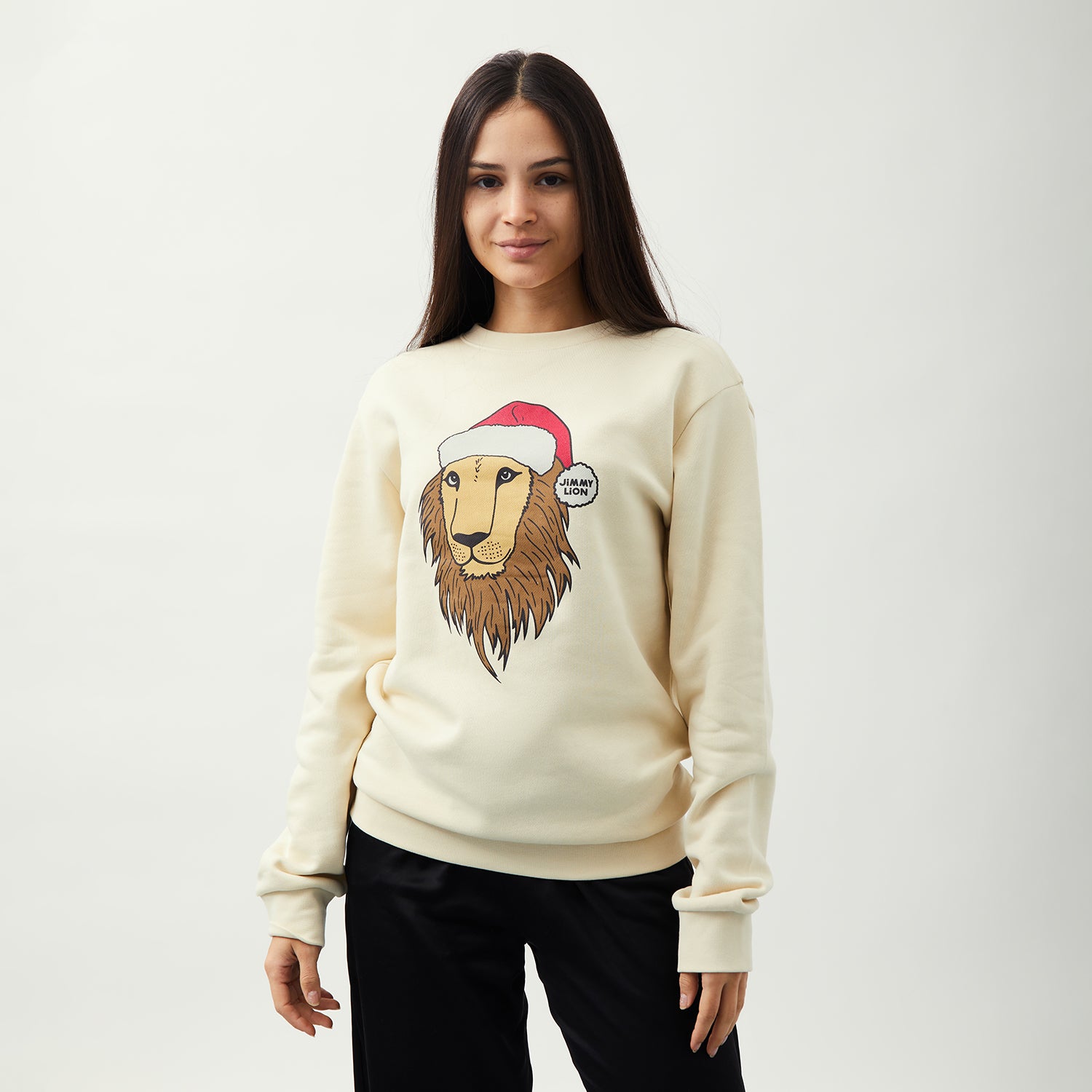 Holiday Sweat Lion - Beige (3)
