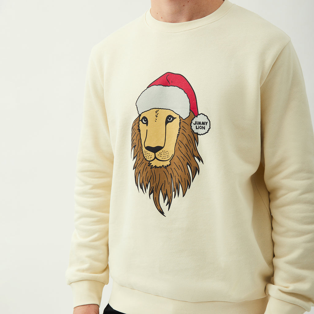 Holiday Sweat Lion - Beige (4)