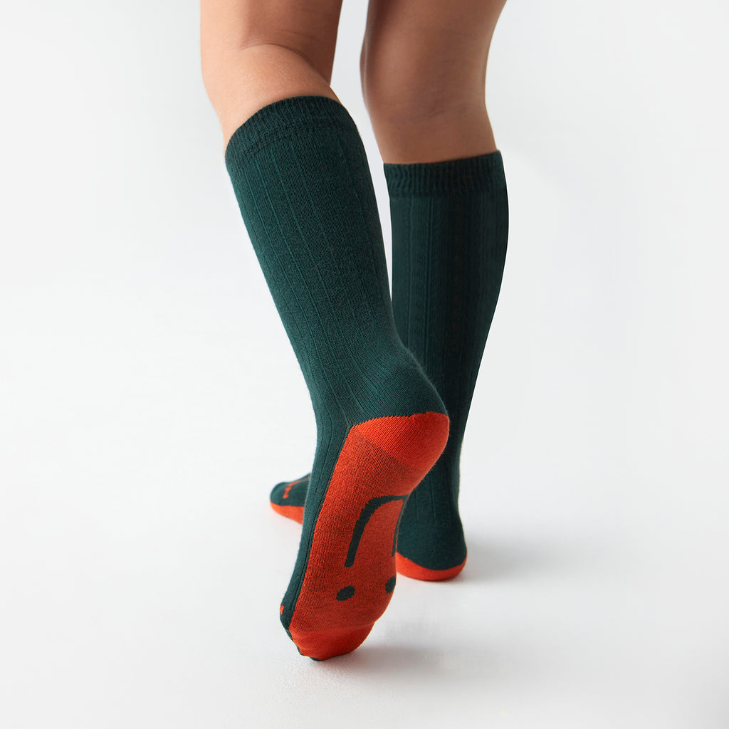 KH Kids School Ribbed - Green (2)